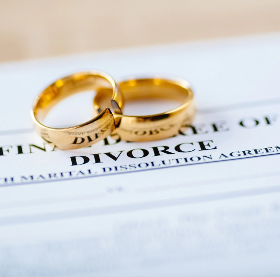 divorced-papers-and-a-wedding-rings-las-vegas-nv